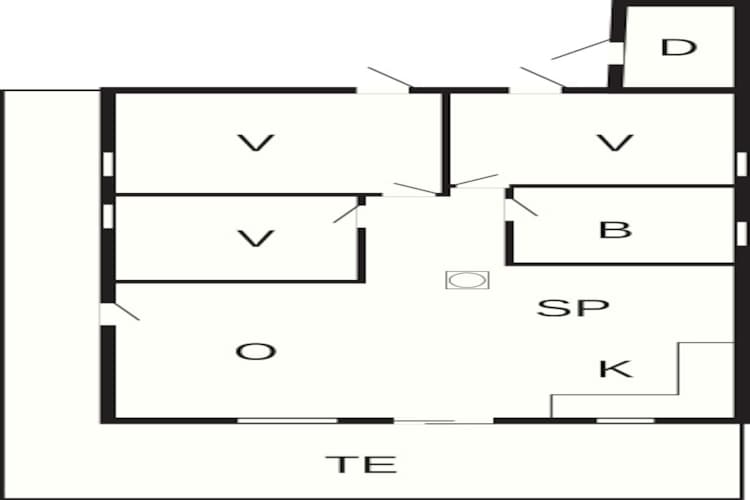 6 persoons vakantie huis in Ringkøbing-Plattegrond