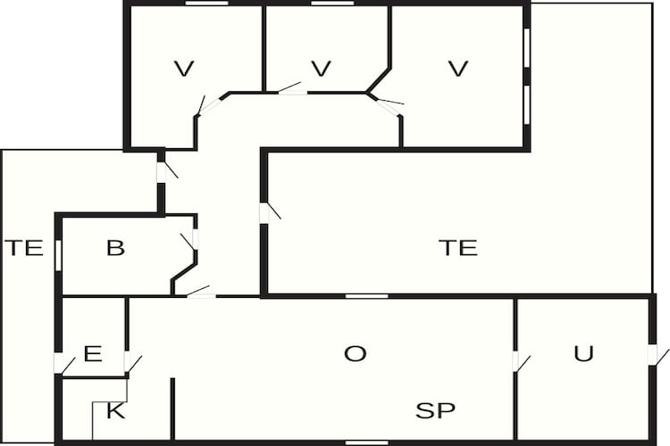 8 person holiday home in Hemmet-Floor plan