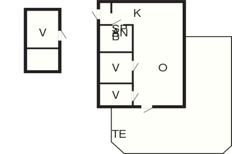 6 persoons vakantie huis in Slagelse-Plattegrond
