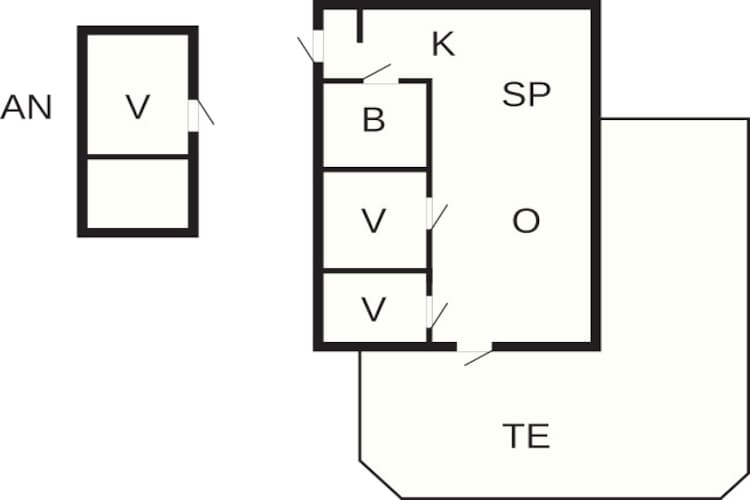 6 persoons vakantie huis in Slagelse-Plattegrond