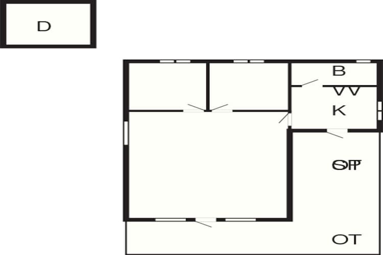 4 person holiday home in Nordborg-Floor plan
