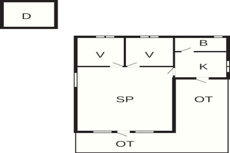 4 persoons vakantie huis in Nordborg - Plattegrond