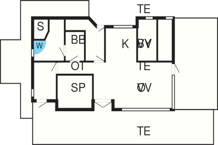 8 persoons vakantie huis in Sydals-Plattegrond