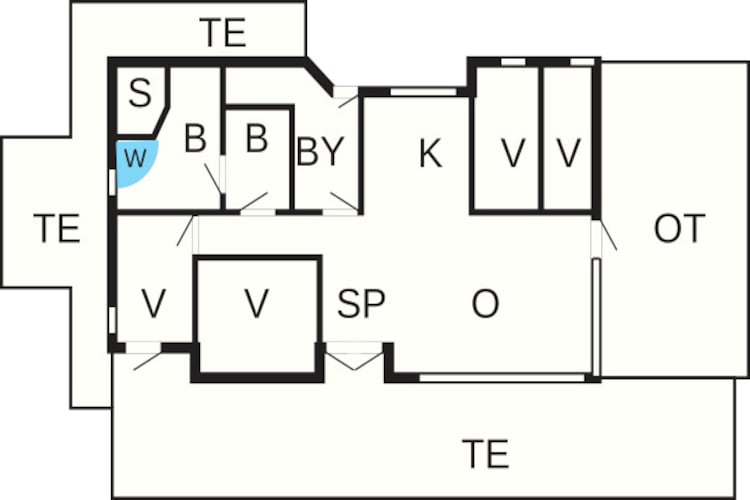 8 persoons vakantie huis in Sydals-Plattegrond