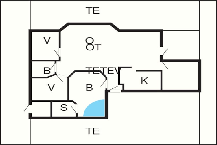 7 person holiday home in Sjølund-Floor plan