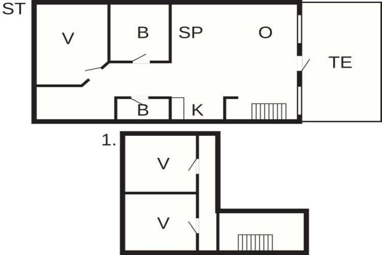 Kustsereniteit bij Tranum Beach-By Traum - Plattegrond