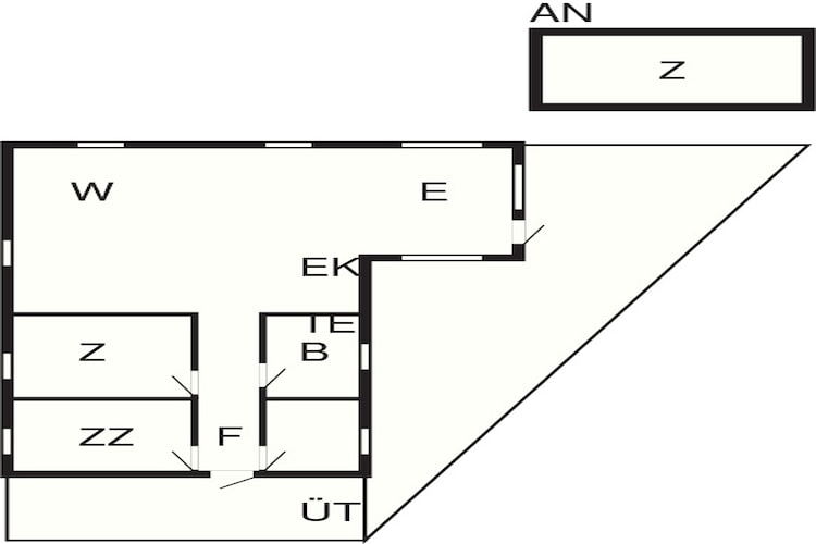 6 persoons vakantie huis in Hadsund - Plattegrond