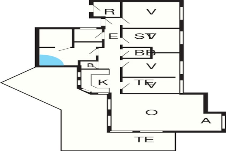 8 persoons vakantie huis in Nexø-Plattegrond