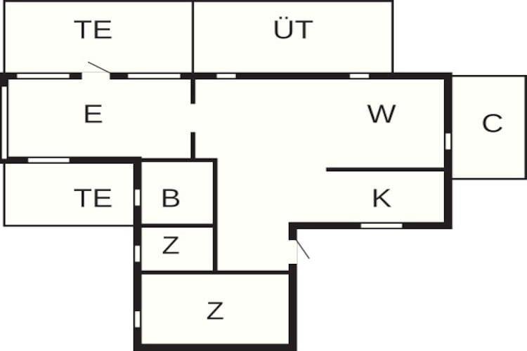 4 persoons vakantie huis in Haderslev-By Traum-Plattegrond