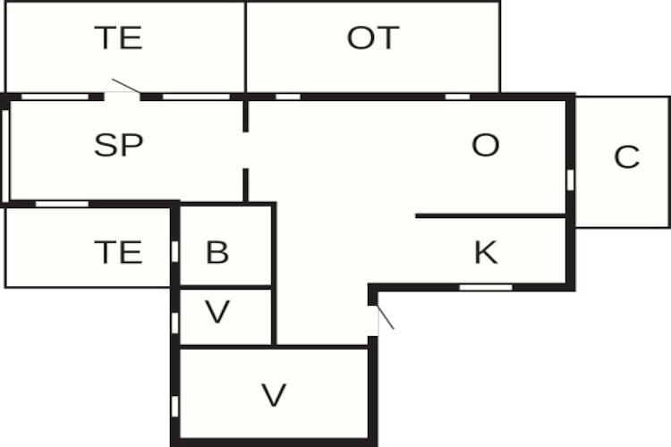 4 persoons vakantie huis in Haderslev-By Traum-Plattegrond