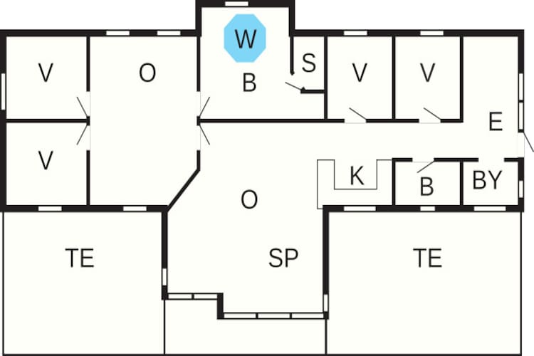 10 persoons vakantie huis in Væggerløse-By Traum-Plattegrond