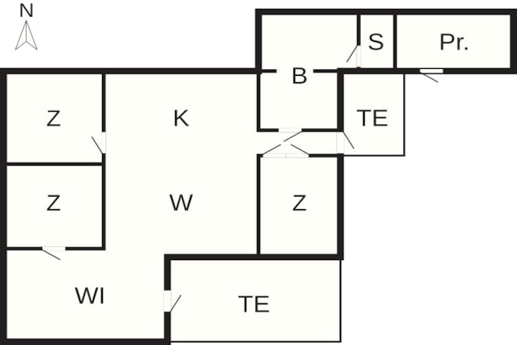 6 persoons vakantie huis in Thisted-By Traum-Plattegrond
