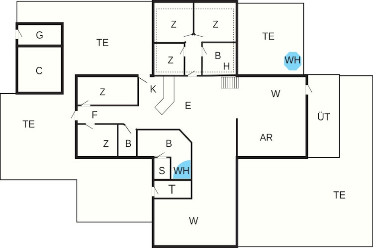 Luxe retraite met tennis -- By Traum Ferienwohnungen-Plattegrond