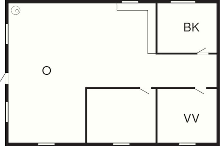 Rustig toevluchtsoord in Skaerbaek -- By Traum Ferienwohnungen-Plattegrond