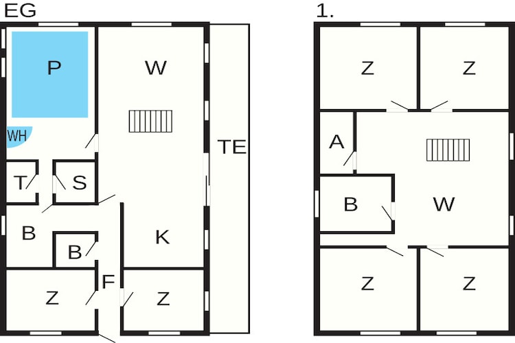 Luxe retraite met zwembad -- By Traum Ferienwohnungen-Plattegrond