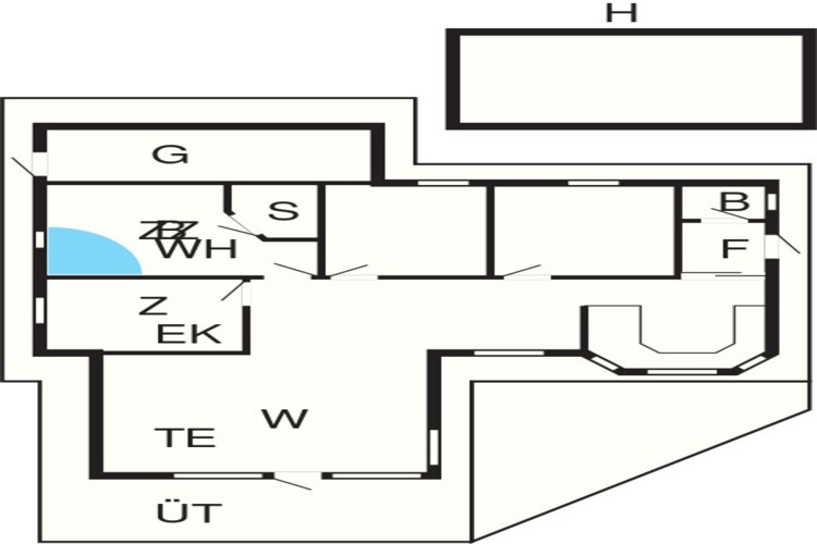 6 persoons vakantie huis in Hemmet-By Traum-Plattegrond
