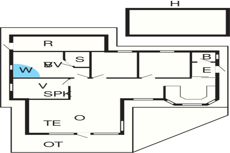 6 persoons vakantie huis in Hemmet-By Traum-Plattegrond