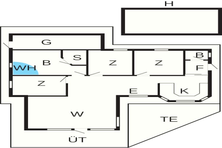 6 persoons vakantie huis in Hemmet-By Traum-Plattegrond