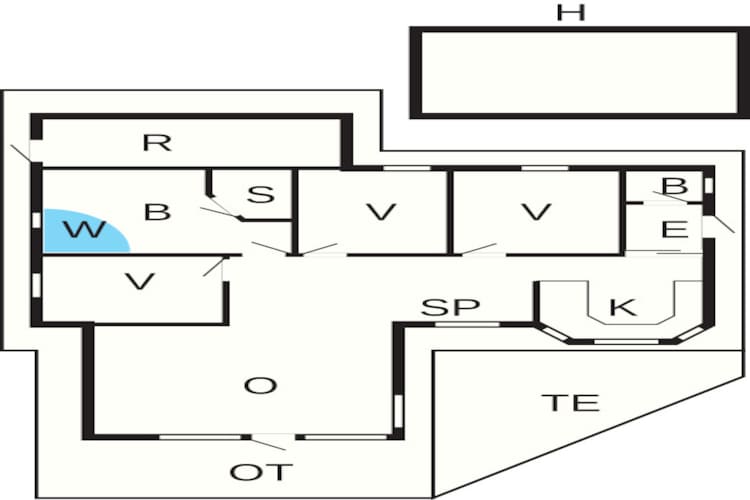 6 persoons vakantie huis in Hemmet-By Traum-Plattegrond