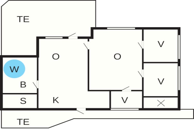 6 persoons vakantie huis in Fanø-By Traum-Plattegrond