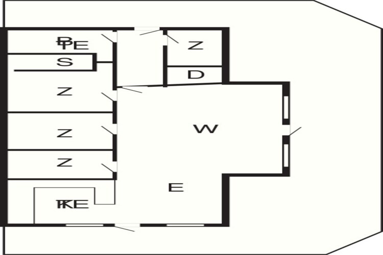 8 persoons vakantie huis in Rømø-By Traum-Plattegrond