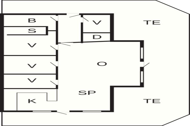 8 persoons vakantie huis in Rømø-By Traum-Plattegrond