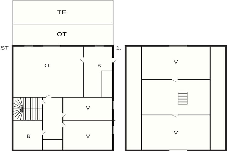 8 persoons vakantie huis in Urangsvåg-Plattegrond