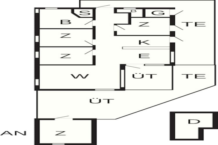 8 persoons vakantie huis in Ålbæk-Plattegrond