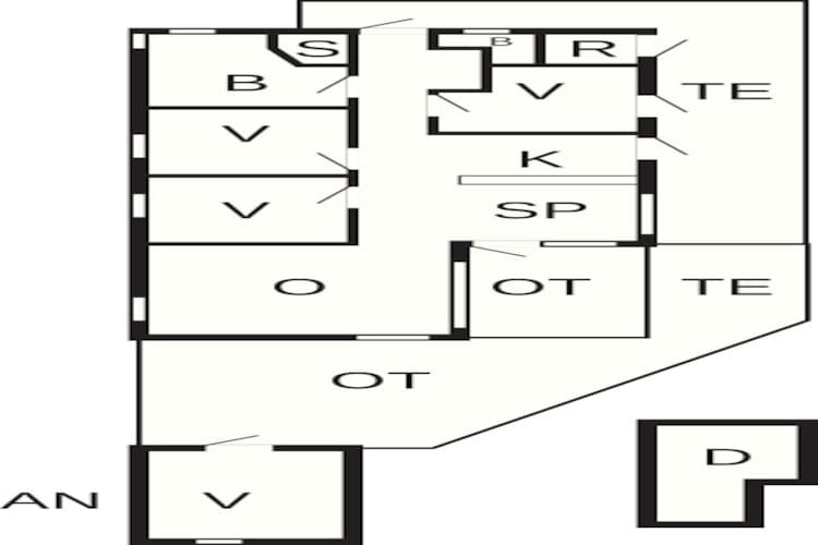 8 persoons vakantie huis in Ålbæk-Plattegrond