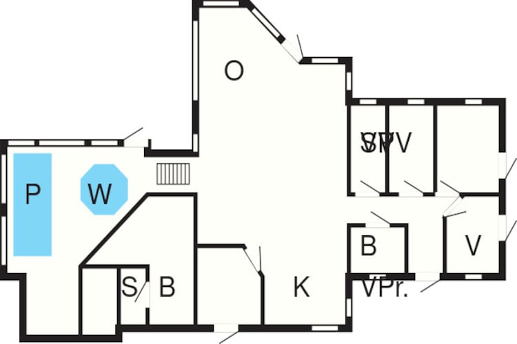 10 Personen Ferienhaus in Rudkøbing-Grundriss