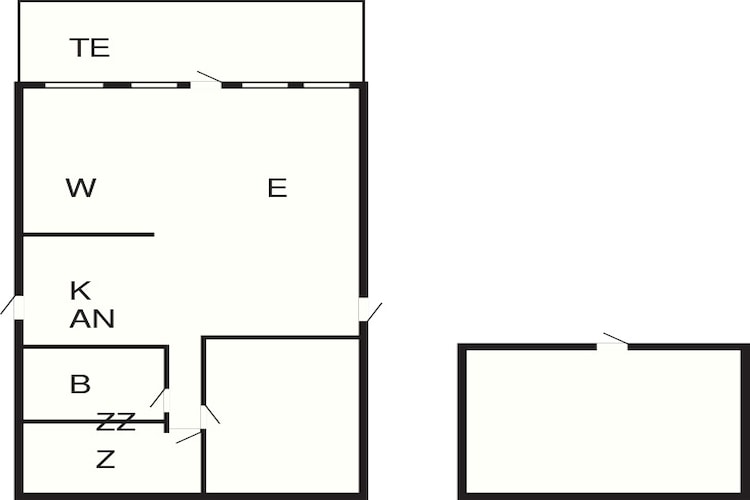 6 Personen Ferienhaus in Frørup-Grundriss