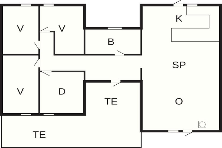 6 person holiday home in Hvide Sande-Floor plan