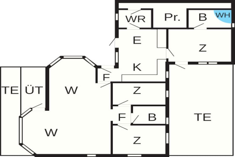 9 persoons vakantie huis in Sæby-Plattegrond