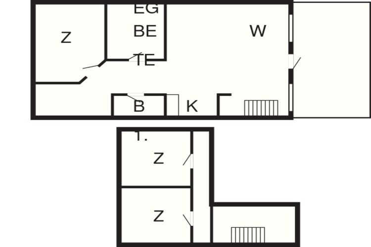 6 persoons vakantie huis in Brovst-Plattegrond