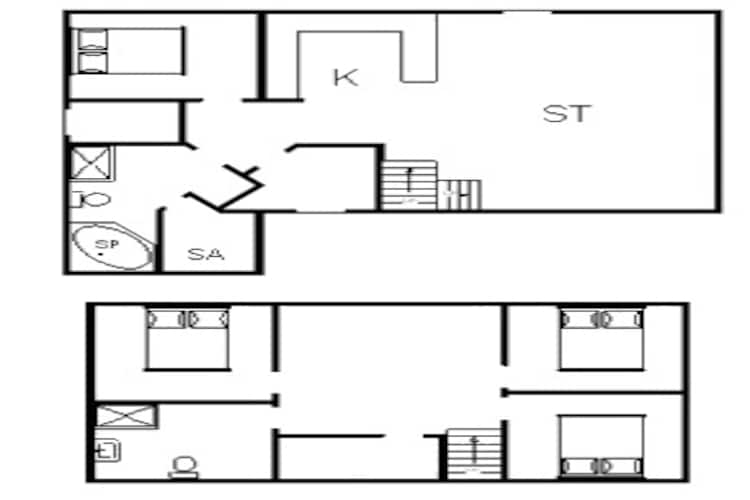 Gezellig kustverblijf op Fano-By Traum - Plattegrond