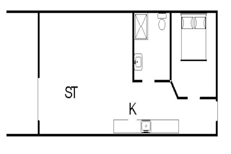 4 persoons vakantie huis in Fanø-Plattegrond