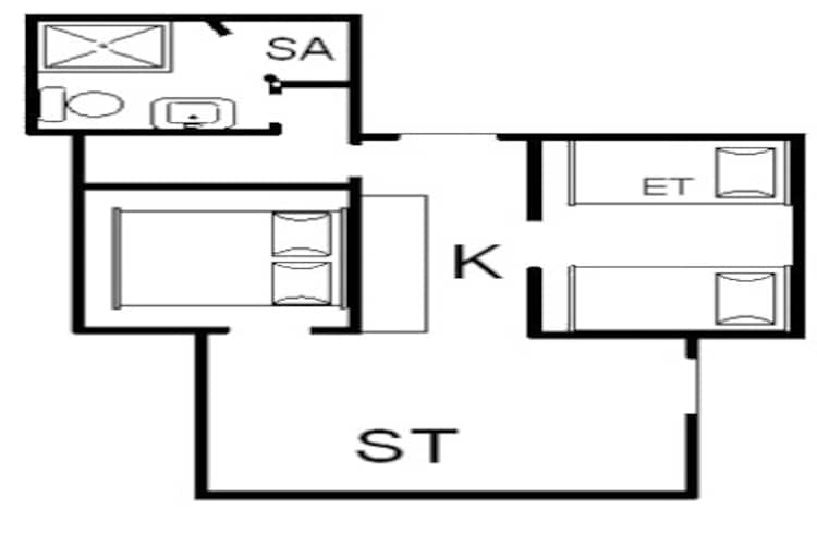 5 persoons vakantie huis in Fanø-Plattegrond