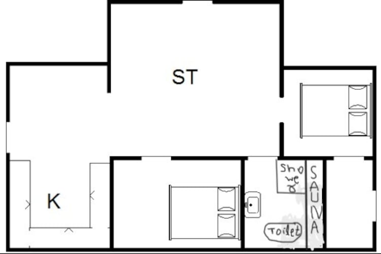 4 persoons vakantie huis in Fanø - Plattegrond