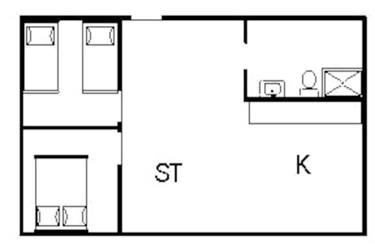4 persoons vakantie huis in Nørre Nebel-Plattegrond