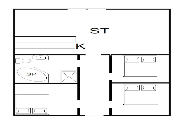 6 persoons vakantie huis in Hvide Sande-Plattegrond