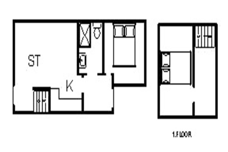 Moderne Strandtoevlucht in Blavand-By Traum-Plattegrond