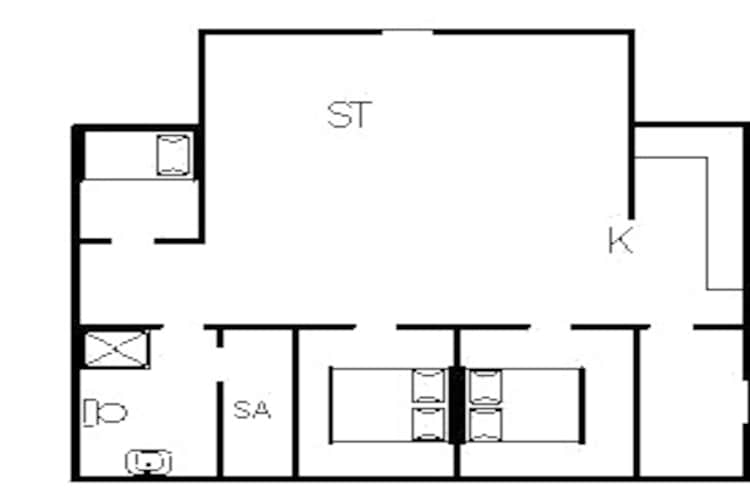 5 persoons vakantie huis in Blåvand-Plattegrond