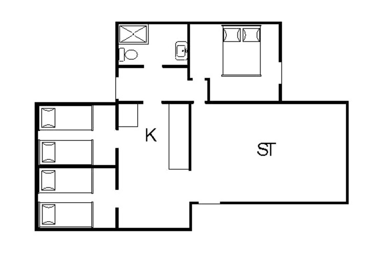 6 persoons vakantie huis in Hemmet-Plattegrond