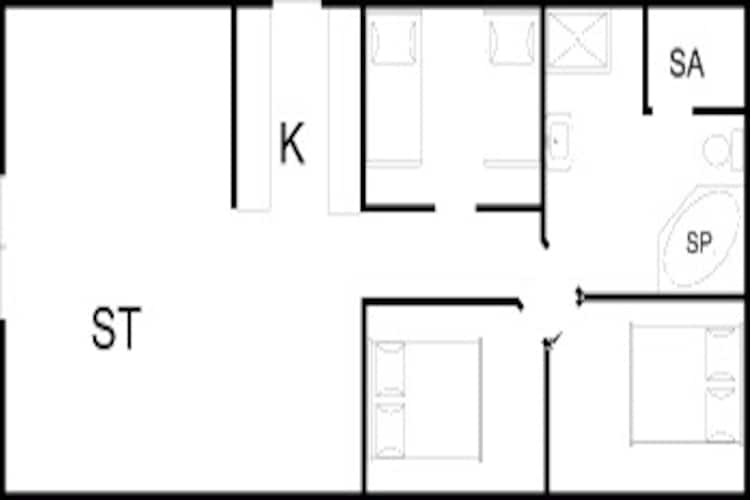 Moderne Bosuitje-By Traum-Plattegrond