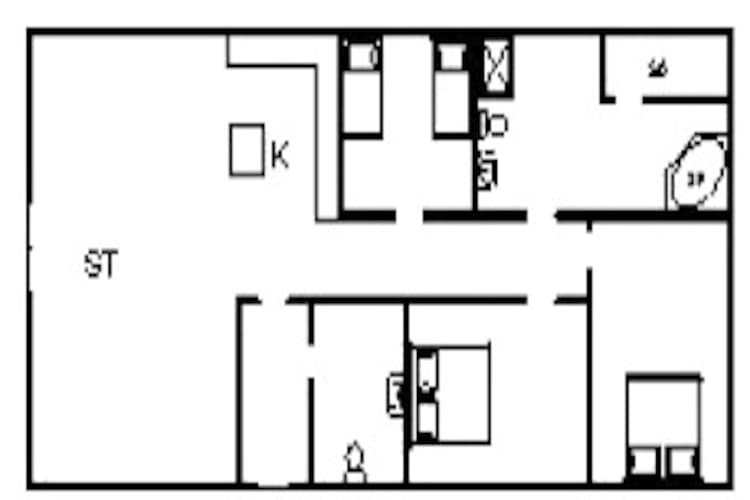 6 persoons vakantie huis in Tarm-Plattegrond