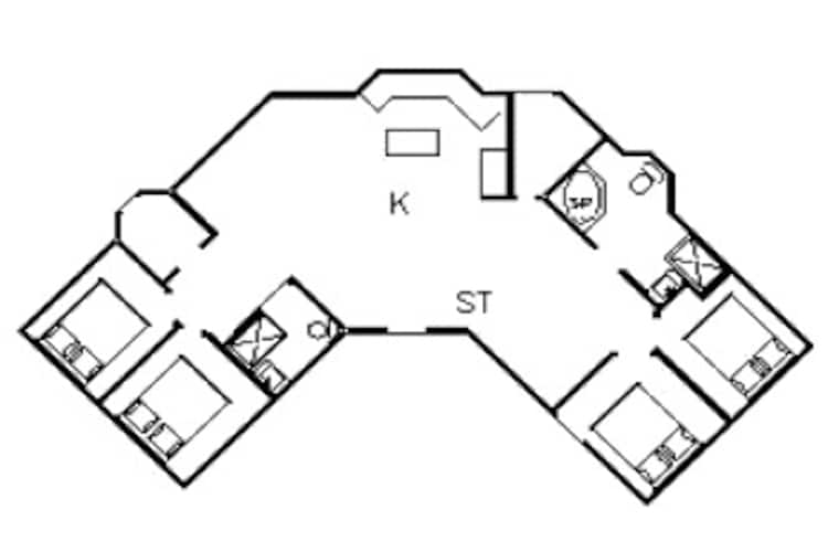 8 persoons vakantie huis in Tarm-Plattegrond