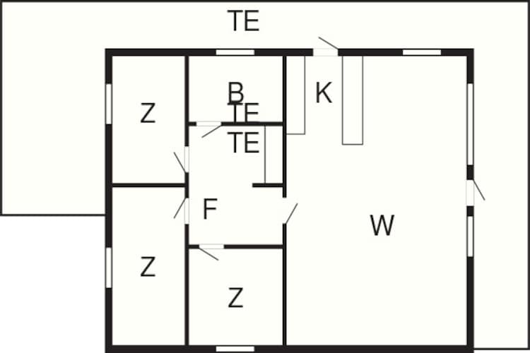 6 persoons vakantie huis in Lemvig-Plattegrond