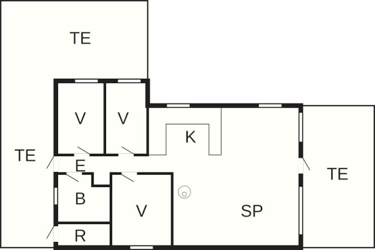 6 persoons vakantie huis in Løkken-Plattegrond