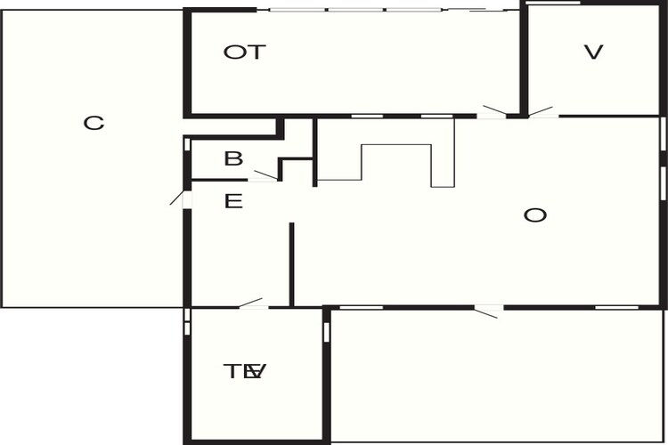 6 persoons vakantie huis in Rødby-Plattegrond