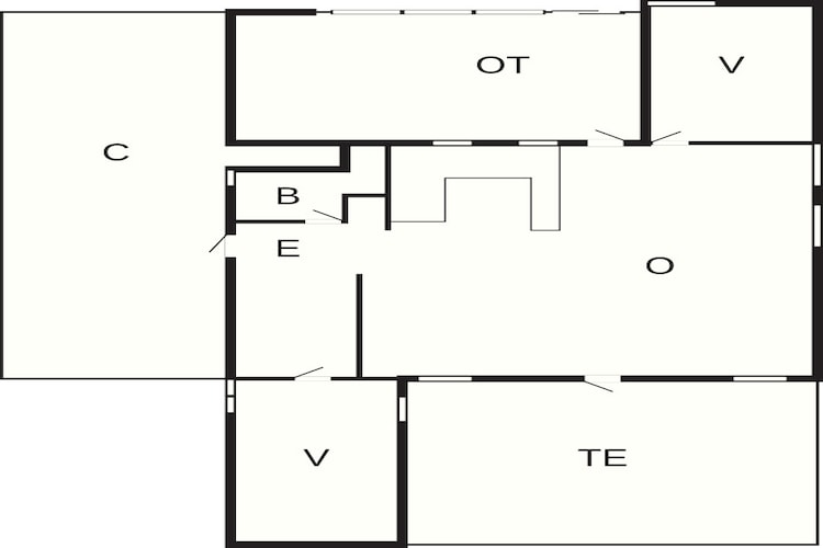 6 persoons vakantie huis in Rødby-Plattegrond